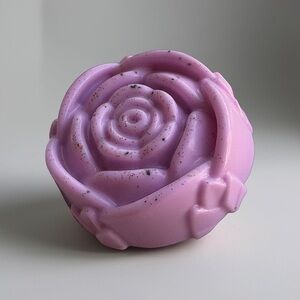 Floral garden Rose-Shaped Soap shea butter based 3x3in 8oz